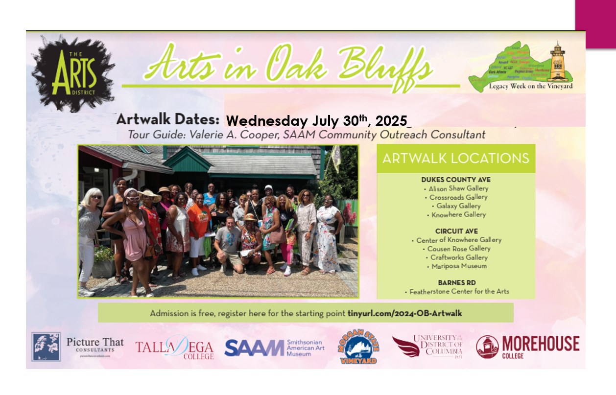 Legacy Week's Art & Soul Stroll w/ The Oak Bluffs Arts District